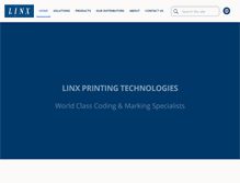Tablet Screenshot of linxglobal.com